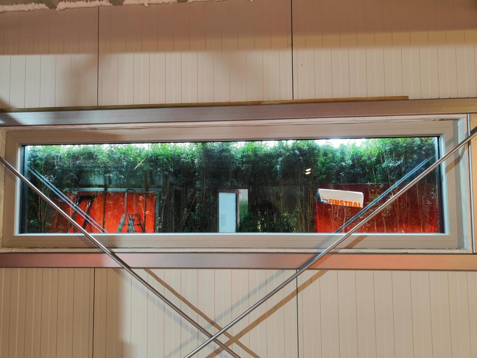 Finstral montage houten bijgebouw