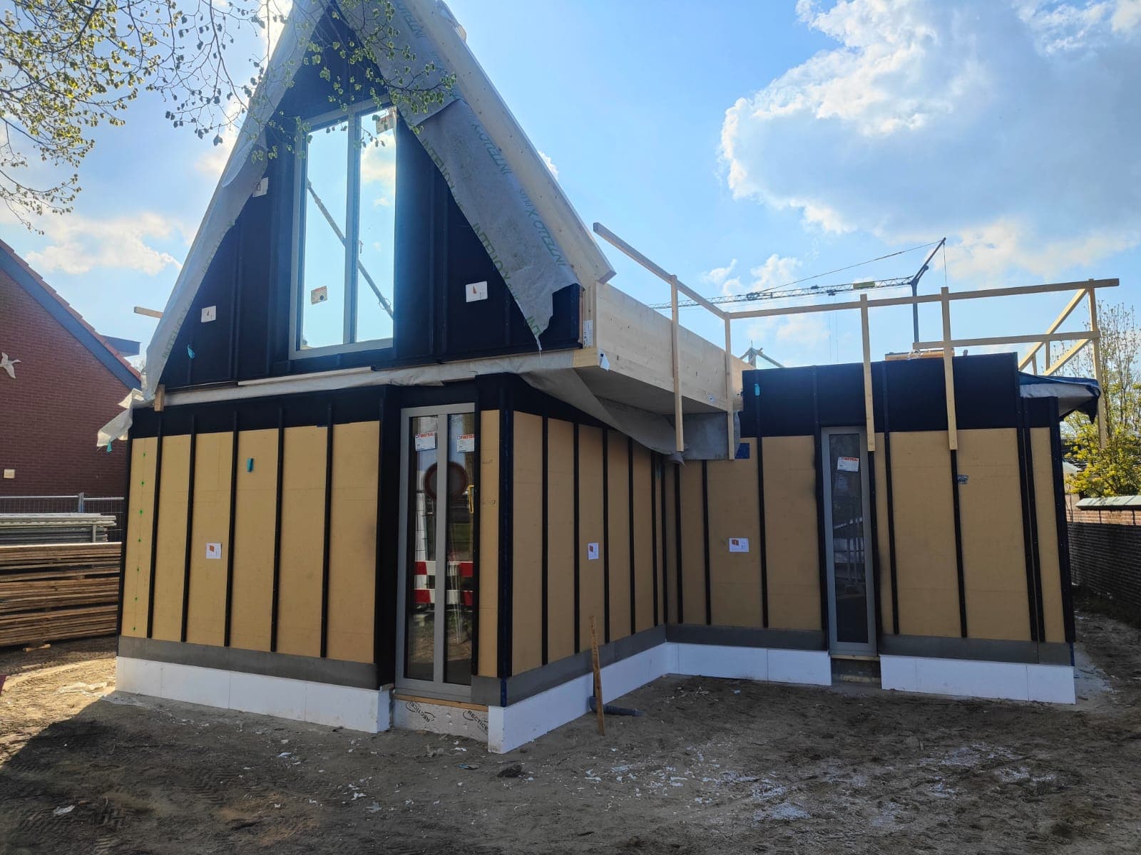 Kozijn- & gevelmontage houtskeletbouw — hero-foto