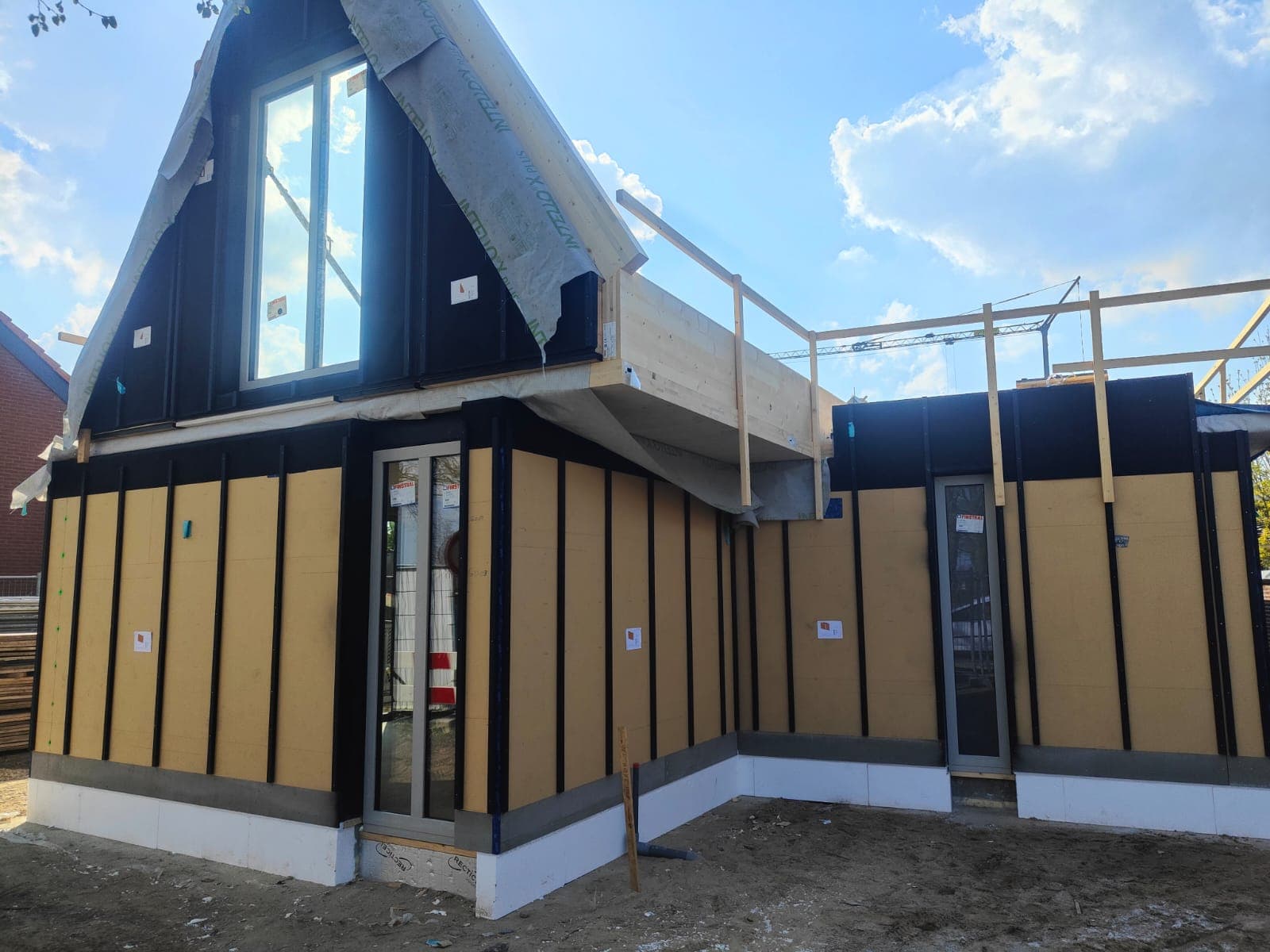 Finstral montage houtskeletbouw