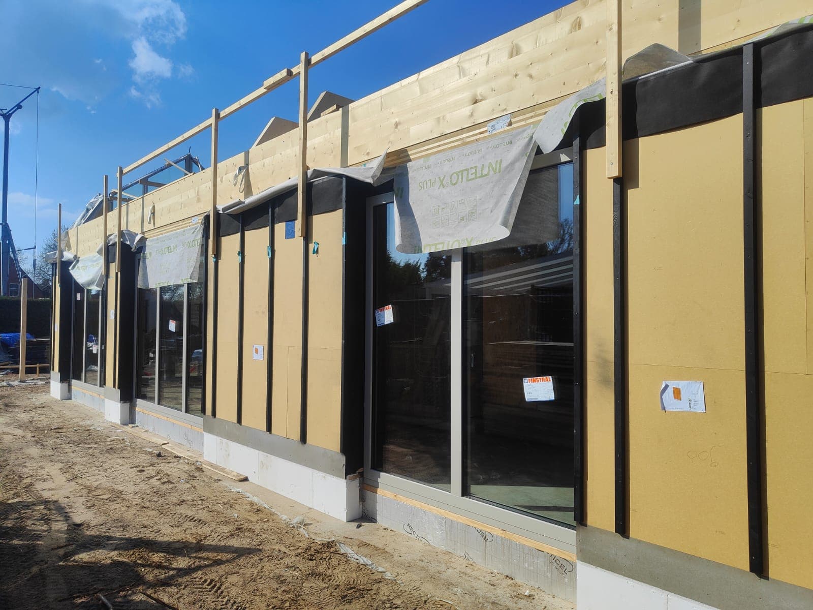 Finstral montage houtskeletbouw