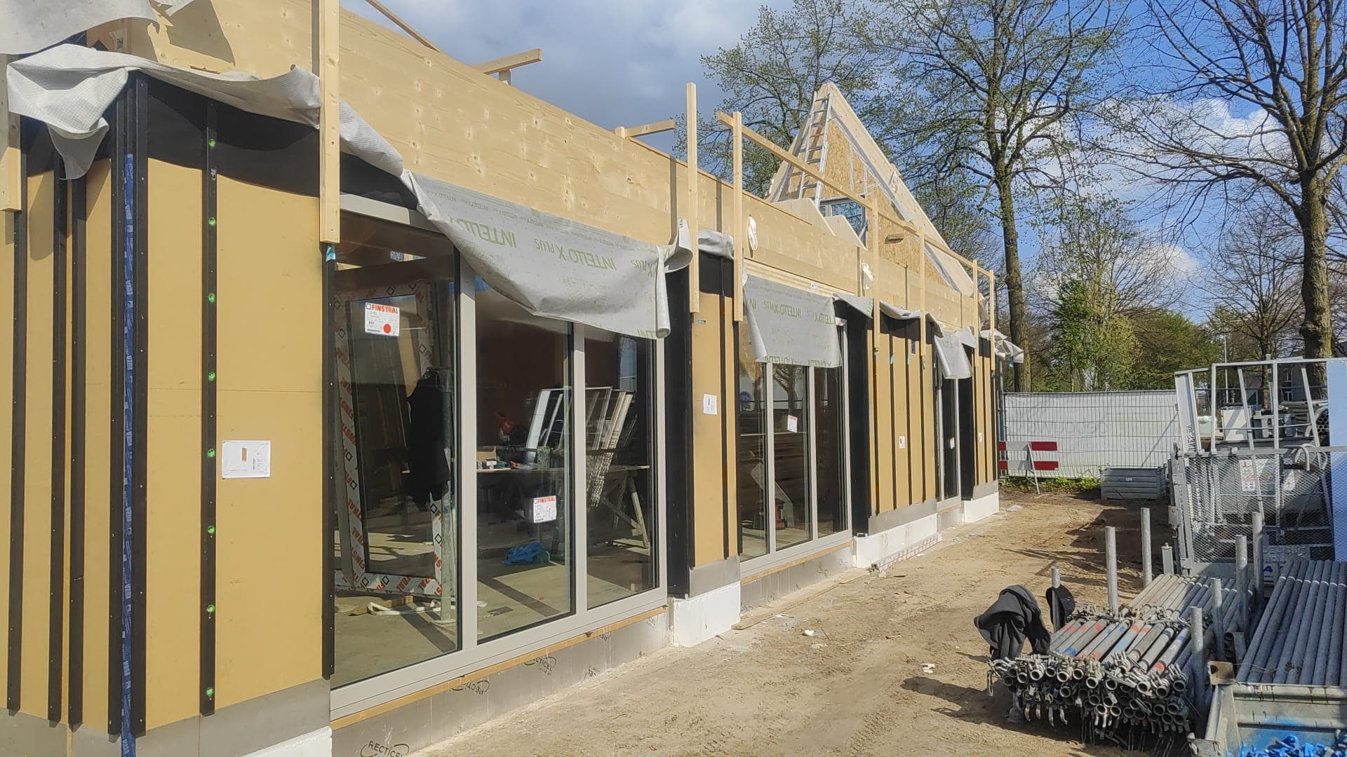 Finstral montage houtskeletbouw