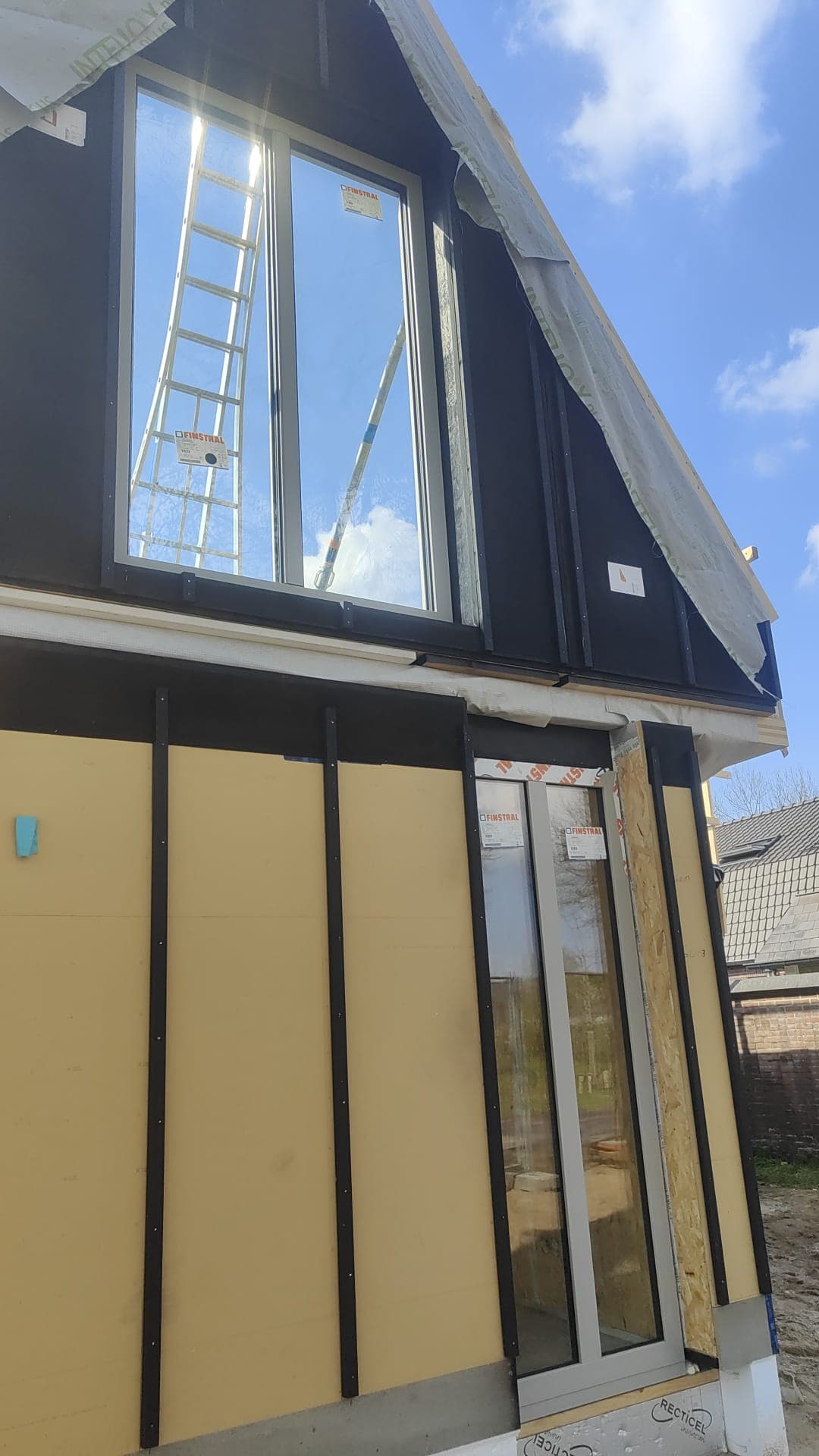 Finstral montage houtskeletbouw