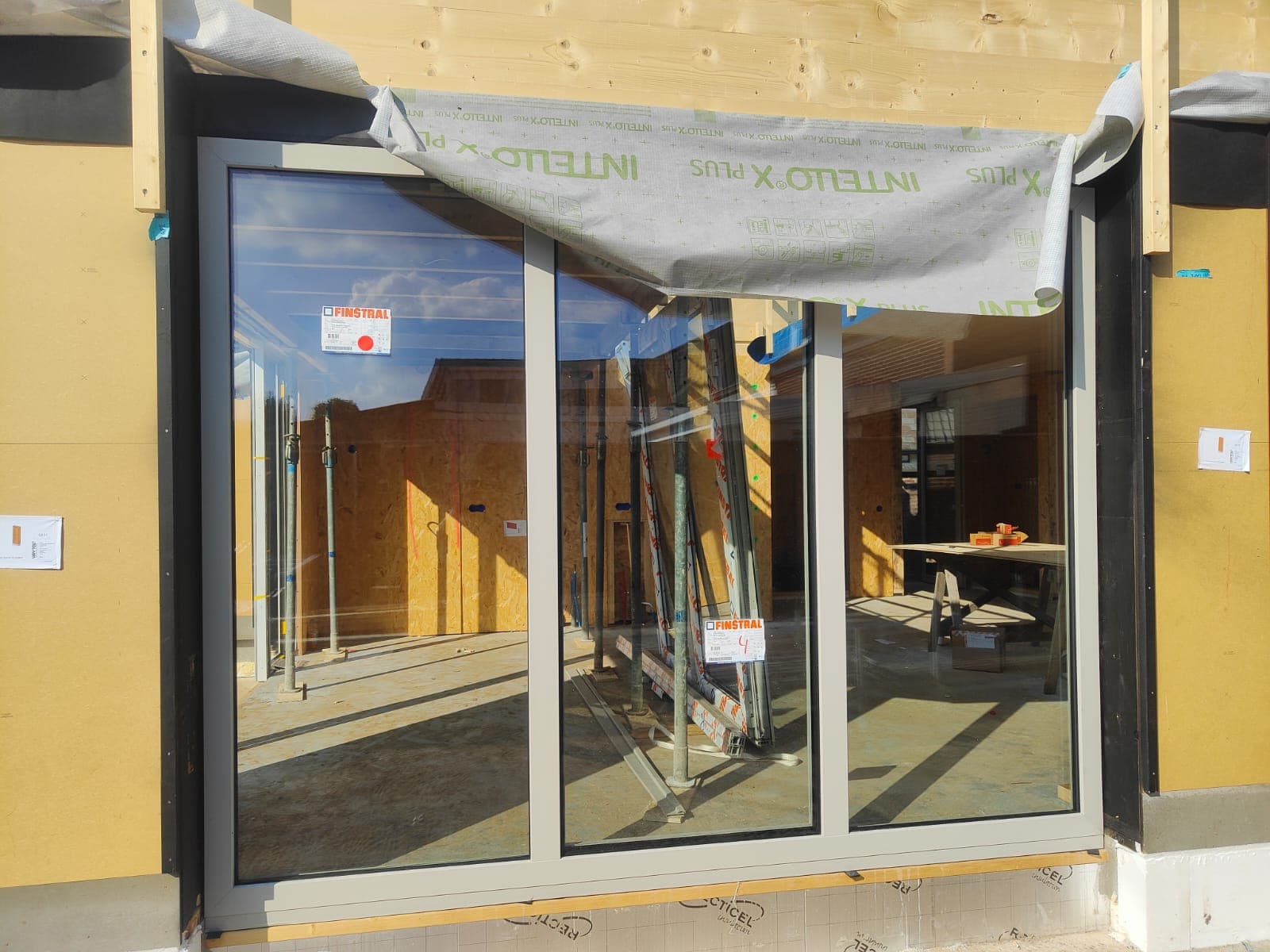 Finstral montage houtskeletbouw