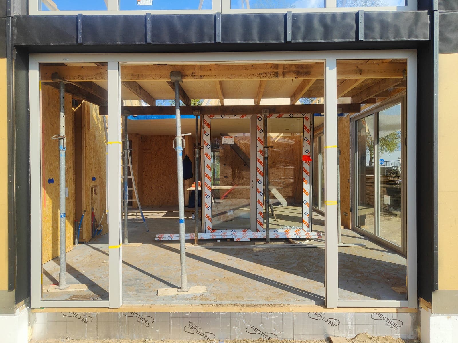 Finstral montage houtskeletbouw